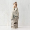 image:imageWillow Tree Quietly Sculpted HandPainted Figure  Cast from a Susan Lordi Original Carving Gift Offering Comfort Peace Support and Inner Strength Includes Enclosure CardPatience