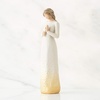 image:imageWillow Tree Quietly Sculpted HandPainted Figure  Cast from a Susan Lordi Original Carving Gift Offering Comfort Peace Support and Inner Strength Includes Enclosure CardVigil