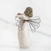 image:imageWillow Tree Sign for Love Angel Sculpted HandPainted Figure  Offering Comfort Healing Love and Caring Cast from a Susan Lordi Original Carving Keepsake with Enclosure CardRemembrance Darker Skin Angel