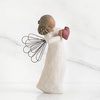 image:imageWillow Tree Sign for Love Angel Sculpted HandPainted Figure  Offering Comfort Healing Love and Caring Cast from a Susan Lordi Original Carving Keepsake with Enclosure CardRemembrance Darker Skin Angel
