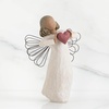 image:imageWillow Tree Sign for Love Angel Sculpted HandPainted Figure  Offering Comfort Healing Love and Caring Cast from a Susan Lordi Original Carving Keepsake with Enclosure CardRemembrance Darker Skin Angel