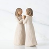 image:imageWillow Tree Sisters by Heart Sculpted HandPainted Figure  Interlocking Hands Celebrates Womens Friendship Cast from a Susan Lordi Original Carving Includes Enclosure Card