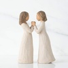 image:imageWillow Tree Sisters by Heart Sculpted HandPainted Figure  Interlocking Hands Celebrates Womens Friendship Cast from a Susan Lordi Original Carving Includes Enclosure Card