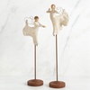 image:imageWillow Tree Song of Joy Angel Sculpted HandPainted Figure  Extends the Willow Tree Nativity Scene Designed by Artist Susan Lordi Heirloom Keepsake Display on Shelf or TableCypress Trees