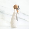 image:imageWillow Tree The Quilt Sculpted HandPainted Figure  Cast from a Susan Lordi Original Carving Heartfelt Gift Expressing Love and Warmth Display on Shelf Table or MantelFriendship