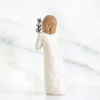 image:imageWillow Tree The Quilt Sculpted HandPainted Figure  Cast from a Susan Lordi Original Carving Heartfelt Gift Expressing Love and Warmth Display on Shelf Table or MantelFriendship
