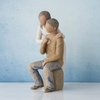 image:imageWillow Tree You and Me Sculpted HandPainted Figure  Cast from a Susan Lordi Original Carving Expression of Love and Caring Display on Shelf Table or Mantel Fitted Gift BoxYou and Me Dark