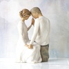image:imageWillow Tree You and Me Sculpted HandPainted Figure  Cast from a Susan Lordi Original Carving Expression of Love and Caring Display on Shelf Table or Mantel Fitted Gift BoxAround You