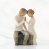 image:imageWillow Tree You and Me Sculpted HandPainted Figure  Cast from a Susan Lordi Original Carving Expression of Love and Caring Display on Shelf Table or Mantel Fitted Gift BoxAround You