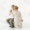 image:imageWillow Tree You and Me Sculpted HandPainted Figure  Cast from a Susan Lordi Original Carving Expression of Love and Caring Display on Shelf Table or Mantel Fitted Gift BoxAround You