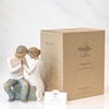 image:imageWillow Tree You and Me Sculpted HandPainted Figure  Cast from a Susan Lordi Original Carving Expression of Love and Caring Display on Shelf Table or Mantel Fitted Gift BoxAround You