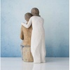 image:imageWillow Tree You and Me Sculpted HandPainted Figure  Cast from a Susan Lordi Original Carving Expression of Love and Caring Display on Shelf Table or Mantel Fitted Gift BoxYou and Me Dark