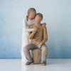 image:imageWillow Tree You and Me Sculpted HandPainted Figure  Cast from a Susan Lordi Original Carving Expression of Love and Caring Display on Shelf Table or Mantel Fitted Gift BoxYou and Me Dark