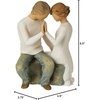 image:imageWillow Tree You and Me Sculpted HandPainted Figure  Cast from a Susan Lordi Original Carving Expression of Love and Caring Display on Shelf Table or Mantel Fitted Gift BoxAround You