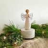 image:imageWillow Tree a Tree a Prayer Musical Plays Amazing Grace Gift for Baptism First Communion or Confirmation an Expression of Comfort Hope and Healing Sculpted HandPainted Rotating Musical Figure  Plays a Melody Designed by Artist Susan Lordi Sentiment on Enclosure Card Ready to Display on Shelf or Table
