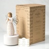 image:imageWillow Tree a Tree a Prayer Musical Plays Amazing Grace Gift for Baptism First Communion or Confirmation an Expression of Comfort Hope and Healing Sculpted HandPainted Rotating Musical Figure  Plays a Melody Designed by Artist Susan Lordi Sentiment on Enclosure Card Ready to Display on Shelf or Table