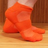 image:imageWomens Rayon from Bamboo Fiber Colored Sports Superior Wicking Athletic Ankle Socks  4 Pair Value Pack09 Orange
