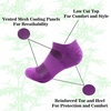 image:imageWomens Rayon from Bamboo Fiber Ultra Breathable Superior Wicking Athletic Ankle Sports Socks02 White