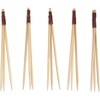 image:imageBambooMN  Bamboo Trident Picks  Brown Wire  for CateBrown Events Holidays Restaurants or Party Supplies  35  1000 PiecesBrown Wire