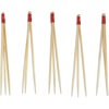 image:imageBambooMN  Bamboo Trident Picks  Brown Wire  for CateBrown Events Holidays Restaurants or Party Supplies  35  1000 PiecesRed Wire
