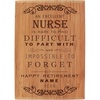 image:imageBambooMN  Custom Laser Engraved Retirement Plaque  79 x 55 x 075  Years of EmploymentNurse