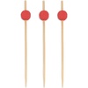 image:imageBambooMN 35 Decorative Green Bead Bamboo Appetizer and Hors DOeuvre Skewer Picks  300 Pieces35 Red Circle