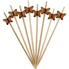 image:imageBambooMN 39 Decorative Acrylic Butterfly Bamboo Cocktail Fruit Sandwich Picks Skewers for Catered Events Holiday Restaurants or Buffets Party Supplies 300 PiecesCoffee