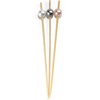 image:imageBambooMN 39 Decorative Pearl End Cocktail Fruit Sandwich Picks Skewers for Catered Events Holidays Restaurants or Buffets Party Supplies  100pcs Assort 95 Grey Pink WhiteAssortment 95