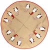 image:imageBambooMN 39 Round Christmas Tree Skirt Floor Base Cover Decoration Holiday Collection Jute Burlap Gnome Edition 2 Pieces39 Gnome