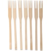 image:imageBambooMN 55 Decorative Bamboo Trident Fruit Fork Cocktail Picks for Catered Events Holidays Restaurants or Buffets Party Supplies 300 Pieces100