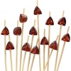image:imageBambooMN 59 Decorative Acrylic Orange Gem End Bamboo Cocktail Fruit Sandwich Picks Skewers for Catered Events Holidays Restaurants or Buffets Party Supplies 300 PcsCoffee