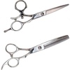 image:imageBambooMN 6 Japanese Stainless Steel 1820 Thinning Barber Shears Swivel Handle  1 UnitSet 96
