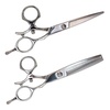 image:imageBambooMN 6 Japanese Stainless Steel 1820 Thinning Barber Shears Swivel Handle  1 UnitSet 99