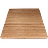 image:imageBambooMN Bamboo Bath Mat for Bathroom Spa Outdoor Shower Extra Large Square 24 x 24 x 13 AntiSlip Water Resistant Coating  1 Piece1