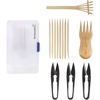 image:imageBambooMN Bonsai Tree Pruning Trimming Starter Tool Kit  Leaf Trimmers and Bamboo Rake  1 Set