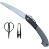image:imageBambooMN Brand  Folding Bonsai Garden amp Ikebana Saw  75 Inch Blade  10 Pieces3 Piece Cutter Set