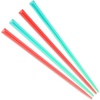 image:imageBambooMN Brand  Triangular Prism Picks  Combo Colors  35 89cm  Coral Red Teal  200pcs200
