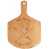 image:imageBambooMN Custom Laser Engraved Small Wooden OvenPizza Peel Paddle  17x12x05  PizzeriaBakery