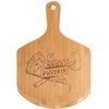 image:imageBambooMN Custom Laser Engraved Small Wooden OvenPizza Peel Paddle  17x12x05  PizzeriaPizzeria