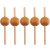image:imageBambooMN Decorative Ball End Cocktail Fruit Sandwich Picks Skewers for Catered Events Holidays Restaurants or Buffets Party Supplies  39 Blue 1000 PcsMustard Yellow