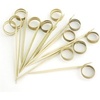 image:imageBambooMN Decorative Loop Ring Card Holder Cocktail Fruit Sandwich Picks Skewers for Catered Events Holidays Restaurants or Buffets Party Supplies 300 Pieces Assorted