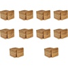 image:imageBambooMN Engraved Square Bamboo Coasters  CoffeeTea Theme  Assortment B  4 UnitsAssortment E