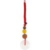 image:imageBambooMN Harmony Jade Donut Healing Necklace  Colorful Chakra Gemstone Keychains  Stone Disc Balancing PendantsJade Keychain  Style B