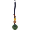 image:imageBambooMN Harmony Jade Donut Healing Necklace  Colorful Chakra Gemstone Keychains  Stone Disc Balancing PendantsJade Keychain  Style E