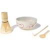 image:imageBambooMN Matcha Whisk Starter Kit  Chawan Matcha Bowl Tea Whisk Chashaku and Small Spoon for Traditional Japanese Tea CeremonyMatcha Starter Kit