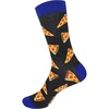 image:imageBambooMN Mens Cotton Colorful Design Fashion Novelty Dress SocksPizza Slices  1 Pair