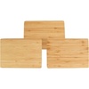image:imageBambooMN Small Chamfered Edge Premium Bamboo Serving and Cutting Board Charcuterie Home and Everyday use  79 x 55 x 075  30 pcs79 x 55 x 04