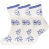 image:imageBambooMN Soft Warm Cozy Fuzzy Snowflake Socks Variety of Color Options05 Snowflake Party