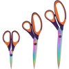 3pc Purple W/ Orange Inlays