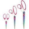 3pc White W/ Pink Inlays